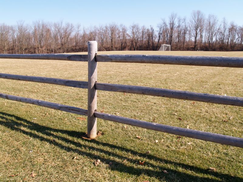 Split Rail Fence Installation detail
