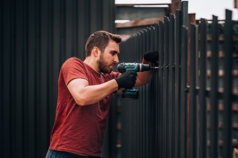 Galvanized Fence Installation